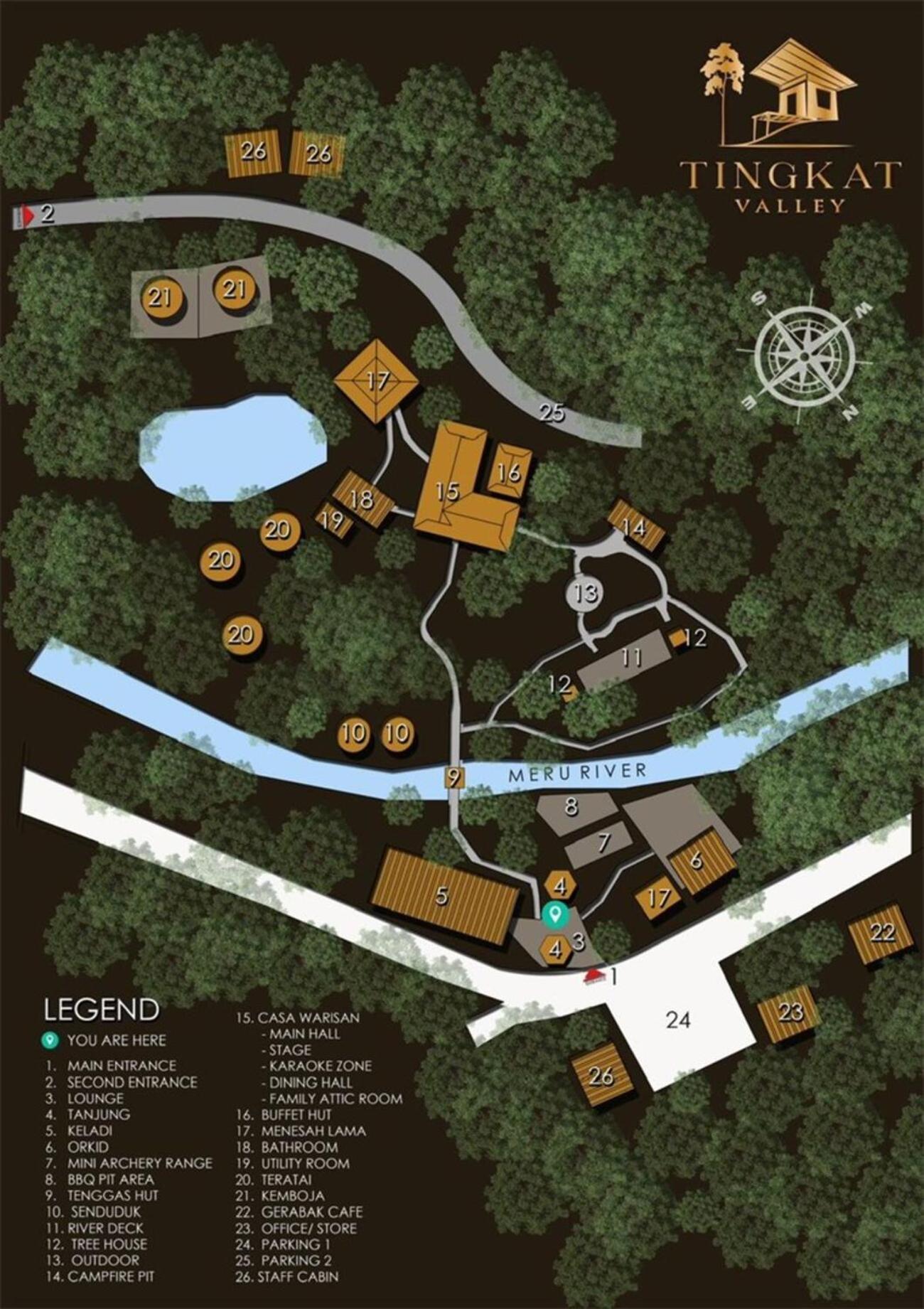 Luxury tent Tingkat Valley